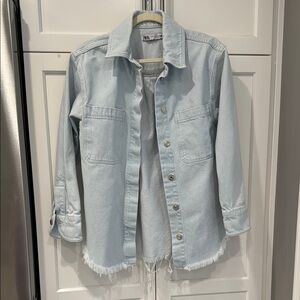 Zara Light Blue Denim Jacket